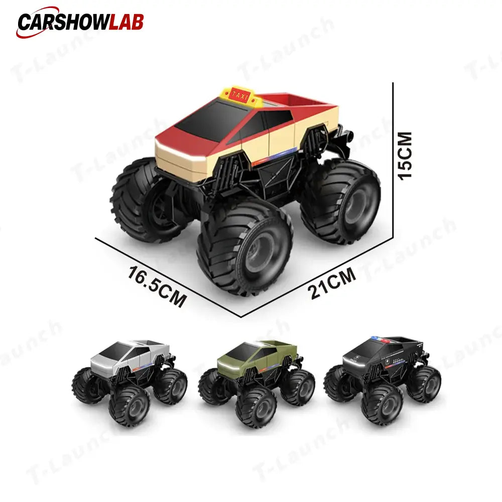 Waterproof Amphibious RC Truck - 4WD Cybertruck-Inspired Off-Road Toy Car - Tesla Exterior Accessories > Remote Car