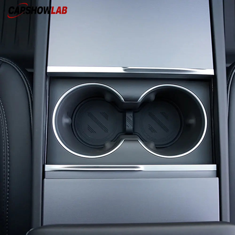 Waterproof Cup Holder Storage Box for 2024+ Tesla Model 3 Highland - Tesla Interior Accessories > Center Console > Cup