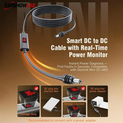 Waterproof Starlink Mini DC Power Cable for RV & Off-Grid - Real-Time Monitor - Tesla Exterior Accessories > Starlink