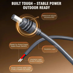 Waterproof Starlink Mini DC Power Cable for RV & Off-Grid - Real-Time Monitor - Tesla Exterior Accessories > Starlink