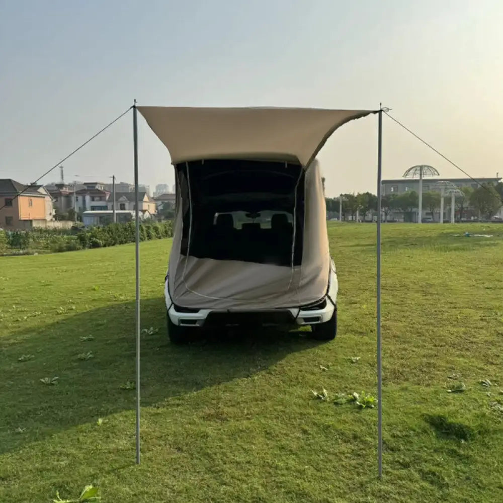 Waterproof Tailgate Awning for Tesla Model Y 3 S X - SUV Camping Tent Extension - Tesla Exterior Accessories > Camping